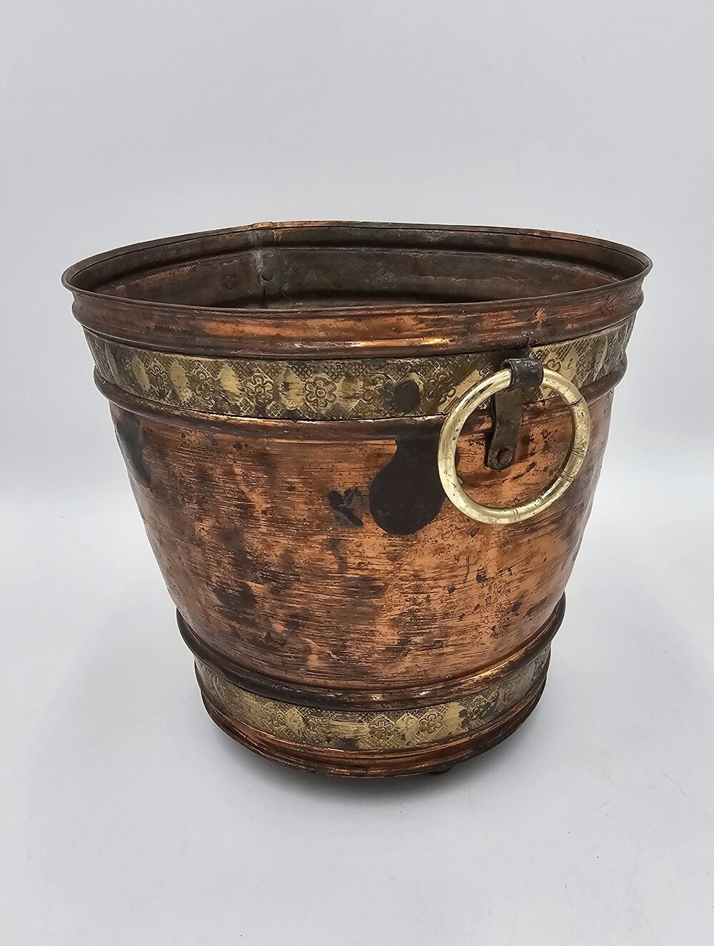 Antique English Copper Container